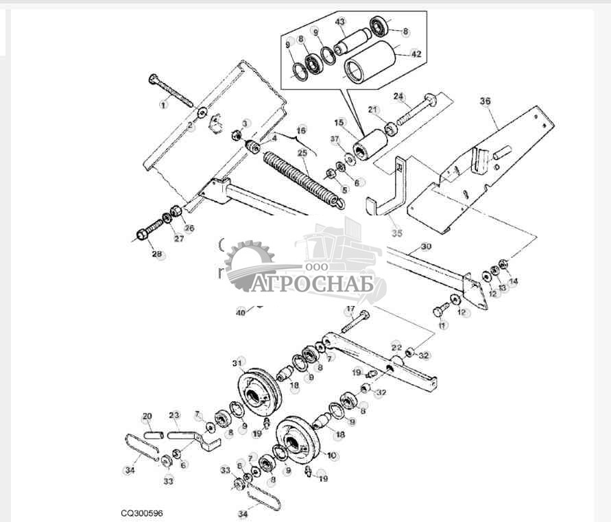 STRAW CHOPPER DRIVES (REAR) 